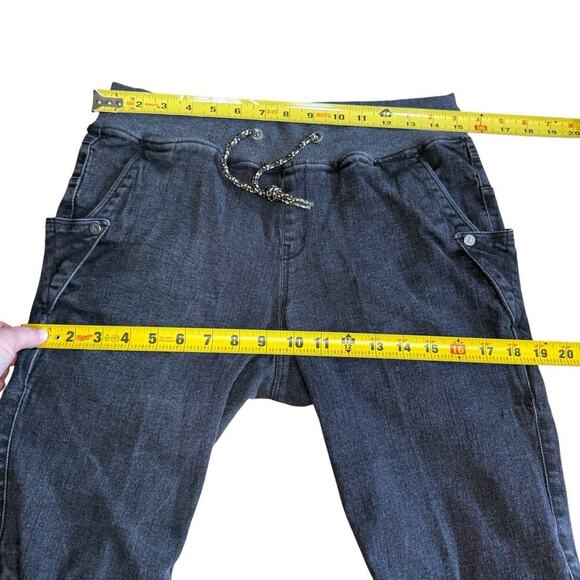HT.A Primal Happy Trails Cropped Cargo Pant XL Gray Harem Grunge Cycling Offroad - Picture 7 of 9